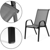Multi Garden set od 4 vrtne stolice – za terasu ili balkon, sive | shoptok.hr
