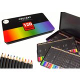  Set of 120 Art Crayons Metal Container | shoptok.hr