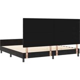  Postelja Črna 200x200 cm Žamet, (22049314) | Shoptok.si