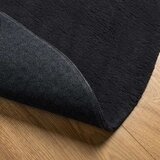 vidaXL Preproga HUARTE s kratkimi vlakni mehka pralna črna Ø 120 cm | Shoptok.si