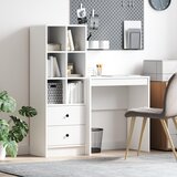 vidaXL Stol s skladištem Bijelo Konstruirano drvo | shoptok.hr
