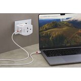 Skross svjetski adapter MUV 45W PD 2x i bijeli USB (Tip-A C) uklj. Tip-C kabel | shoptok.hr