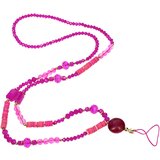 AVIZAR Phone Jewel Crystal perle in Heishi 90 cm - Fuksija, (20763467) Cene