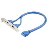 Gembird USB 3.0 dual port GEMBIRD CC-USB3-RECEPTACLE, 2x USB3.0, 20pin konektor za MBO | Eponuda.ba