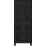  Kuhinjski ormarić Crni hrast 69 5 x 34 x 180 cm Konstruirano drvo | shoptok.hr