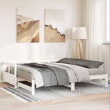  Dnevni krevet bez madraca bijeli 80 x 200 cm masivna borovina | shoptok.hr