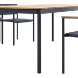 Ambia Garden vrtna garnitura teakholz aluminij, nerjaveče jeklo temno siva temno siva | Shoptok.si