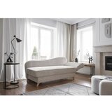 Miuform Bež ležalnik iz rebrastega žameta (desni kot) Chic Charlotte – | Shoptok.si