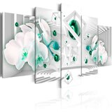  Slika - Turquoise Dance 100x50 Cijene