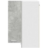 Viseći ormarić s pohranom Beton siva i bijela 57 x 57 x 80 cm | Eponuda.ba