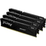 Kingston DDR5 128GB (4x32) 5600MT/s CL40 fury beast black xmp (KF556C40BBK4-128) cene