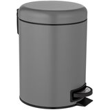 Wenko 24682100 - koš leman 21x24 cm siva/crna Cene