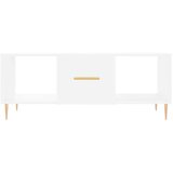  Stolić za kavu bijeli 102 x 50 x 40 cm od konstruiranog drva | shoptok.hr
