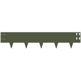  Ograda oko Travnjaka 50 pcs 100 x 20 cm Čelik Maslinastozelena | Eponuda.com