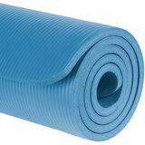 Rebel Active gimnastička prostirka za jogu, pilates, fitness, 183x61cm, debljine 1,5cm, NBR materijal, plava | shoptok.hr