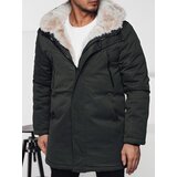 DStreet Kurtka zimowa męska parka z kapturem zielona | shoptok.hr
