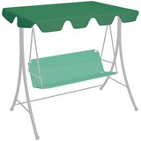  Zamjenski krov za vrtnu ljuljačku zeleni 188/168 x 145/110 cm | shoptok.hr