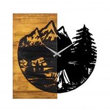 Wallity 19 Zidni sat Wooden Clock, Crni | Eponuda.ba