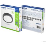 Gtv led panel 19W 1520lm 4000K, nadgradni, okrogel, črn | Shoptok.si