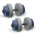 Iron set 2 tega od 11 kg teget-sivi Cene