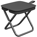 INF Prenosni zložljiv kamp stol, aluminijasto ogrodje in poliester Black, (5000235459) Cene
