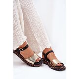 S. BARSKI Leather Elegant Women's Sandals S.Barski GR51-603 Gold | Shoptok.si