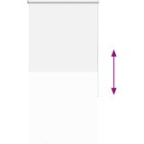 Rolo zavjesa Blackout bijela 80x130 cm Širina tkanine 75 7 cm | shoptok.hr
