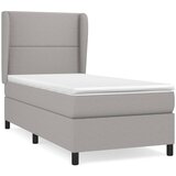  The Living Store Box spring postelja z vzmetnico svetlo siva 80x200 cm blago - Box Spring Postelja, (21450101) | Shoptok.si