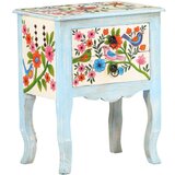  Ručno obojeni noćni ormarić 40 x 30 x 50 cm masivno drvo manga | shoptok.hr