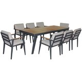 Ambia Garden VRTNA MIZA les, kovina antracit | Shoptok.si