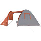 Šator za 6 osoba sivo-narančasti 466 x 342 x 200 cm taft 185T | shoptok.hr