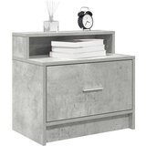 vidaXL Noćni ormarić s ladicom beton sivi 51x31x47 cm Cijene