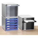 Esselte Leitz predalnik, 10 predalov, črn 5281 95 | Shoptok.si