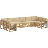  Sekcijska garnitura 10 pcs Bijela i bež 363 x 187,5 x 73 cm | shoptok.hr