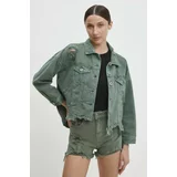Answear Lab Jeans jakna ženska, zelena barva