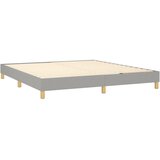  Krevet s oprugama i madracem svjetlosivi 180x200 cm od tkanine | shoptok.hr