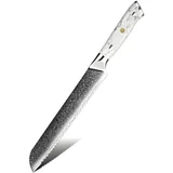 Damaskasti kuhinjski nož YU-37516 - Kruh / Bijela KP37516