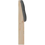  Tapecirani uzglavlje Tamno siva 75 cm Čvrsto borovo drvo | shoptok.hr