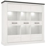 Premium Living Vitrina Montreal, Bela, Barva Pinije | Shoptok.si