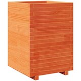  Vrtna sadilica voštano smeđe boje 50x50x72 5 cm od borovine | shoptok.hr