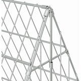  Kavez za piliće Srebrno 650 x 100 x 85 cm Cinkani čelik | shoptok.hr