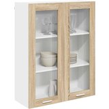 vidaXL Viseča omarica s polico Riga Sonoma hrast 80 x 31 x 100 cm | Shoptok.si