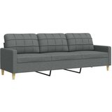  Trosjed od tkanine tamnosivi 210 cm | shoptok.hr