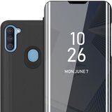 Cadorabo CASE, združljiv s Samsungom v turmalinski črni barvi - prozorno za zaščito z ogledalom z ogledalom s funkcijo stojala 360 stopinj zaščita, (20572359) | Shoptok.si
