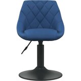 vidaXL Vrtljiv jedilni stol 2 kosa moder žamet | Shoptok.si