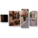 Slike na platnu 4-delne MESTA ME039E40 (moderne slike na) | Shoptok.si