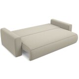 Makamii Bež baršunasti sklopiva/s prostorom za odlaganje sofa 238 cm Kapua – | shoptok.hr