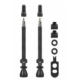 Force SET VENTILA za tubeless 2xFV 80 mm, crni