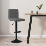 Furnova Barski stolček temno siv žamet, (21949313) | Shoptok.si