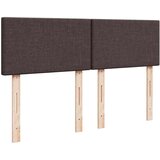 vidaXL Box spring postelja z vzmetnico temno rjava 160x200 cm blago, (21310806) | Shoptok.si